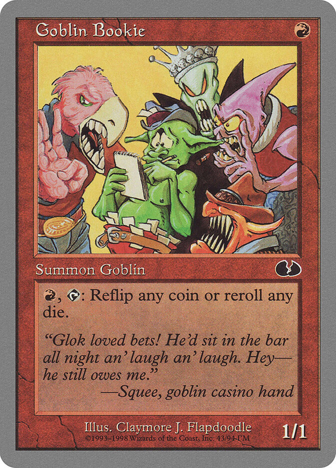 Goblin Bookie — Unglued 43/88