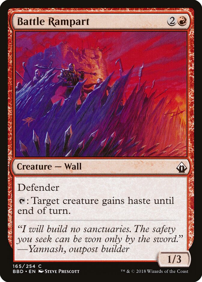Battle Rampart — Battlebond 165/256