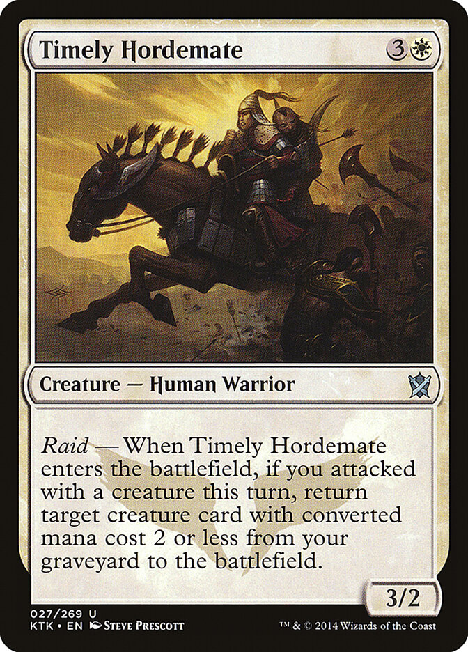 Timely Hordemate — Khans of Tarkir 27/293