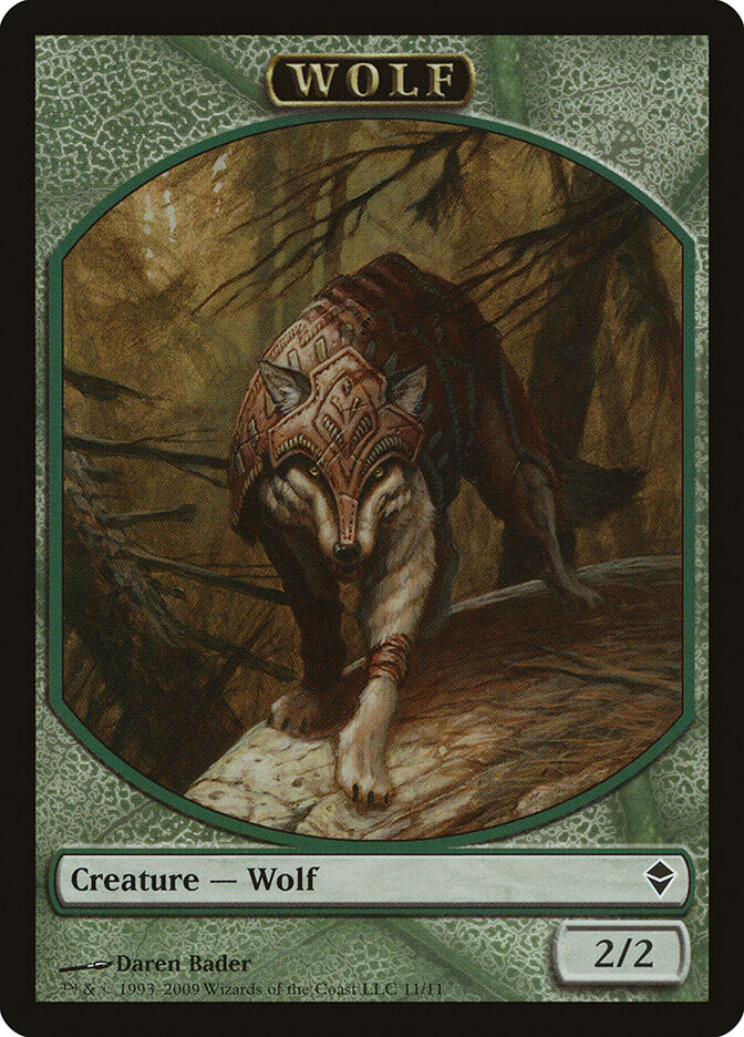 Wolf — Zendikar Tokens 11/11