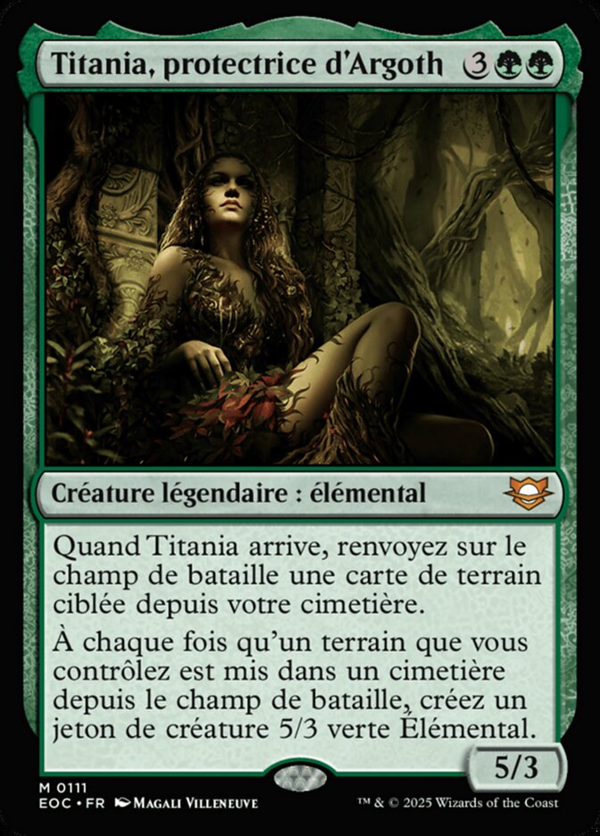 Titania, protectrice d'Argoth — Edge of Eternities Commander 111/191
