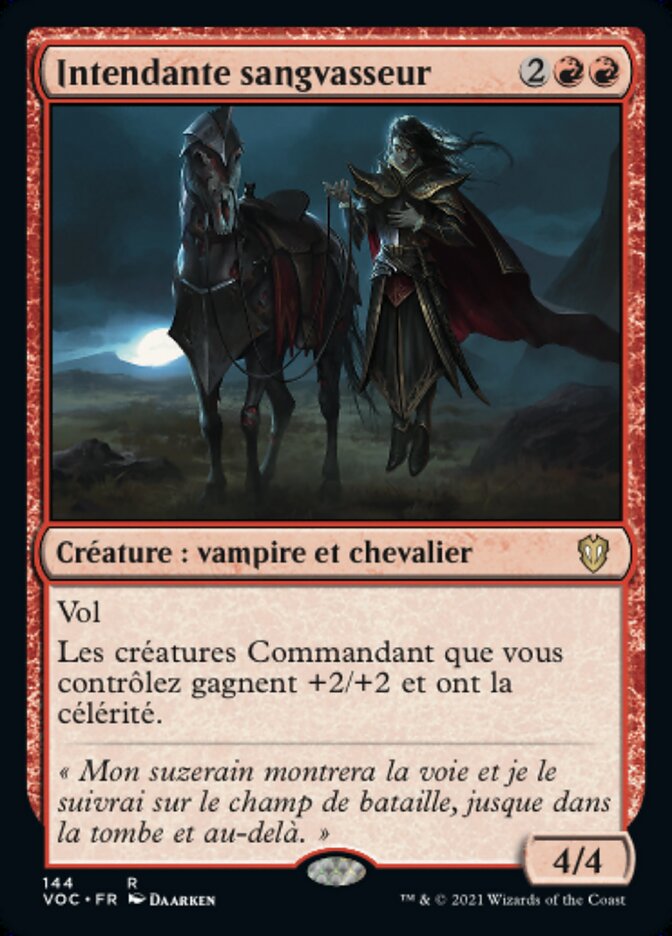 Intendante sangvasseur — Crimson Vow Commander 144/188