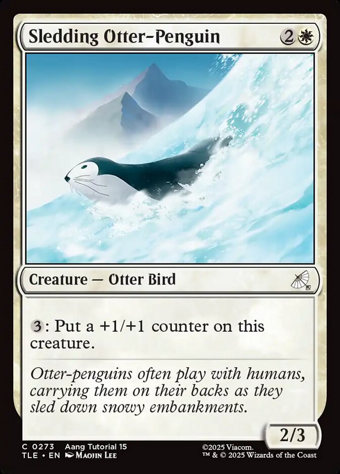 Sledding Otter-Penguin — Avatar: The Last Airbender Eternal 273/317