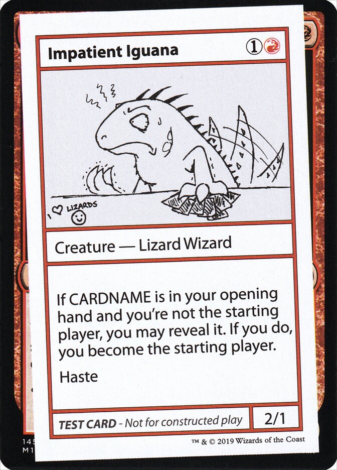 Impatient Iguana — Mystery Booster Playtest Cards 2021 55/121