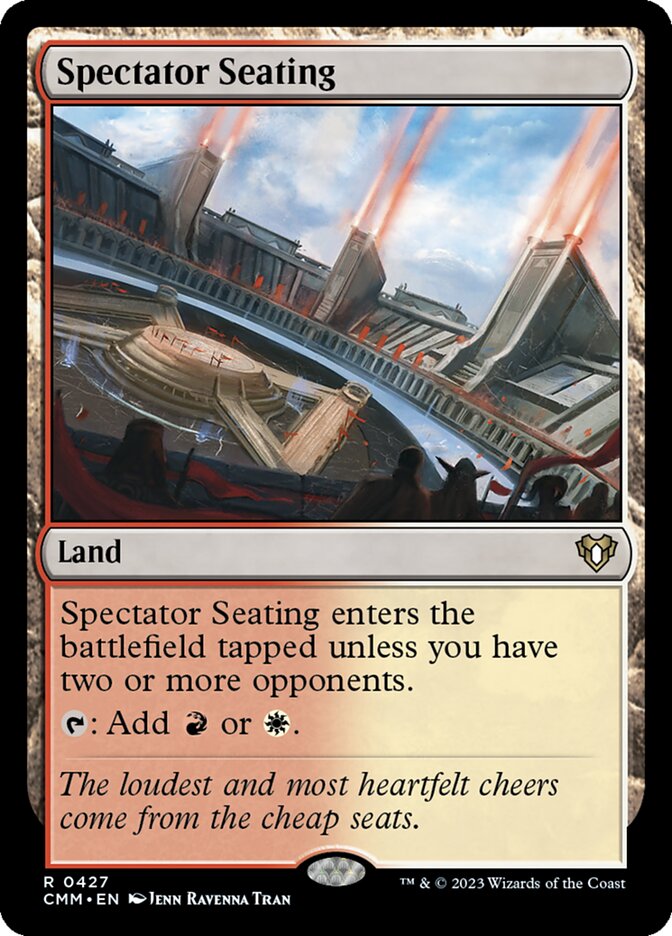 Spectator Seating — Commander Masters 427/1067
