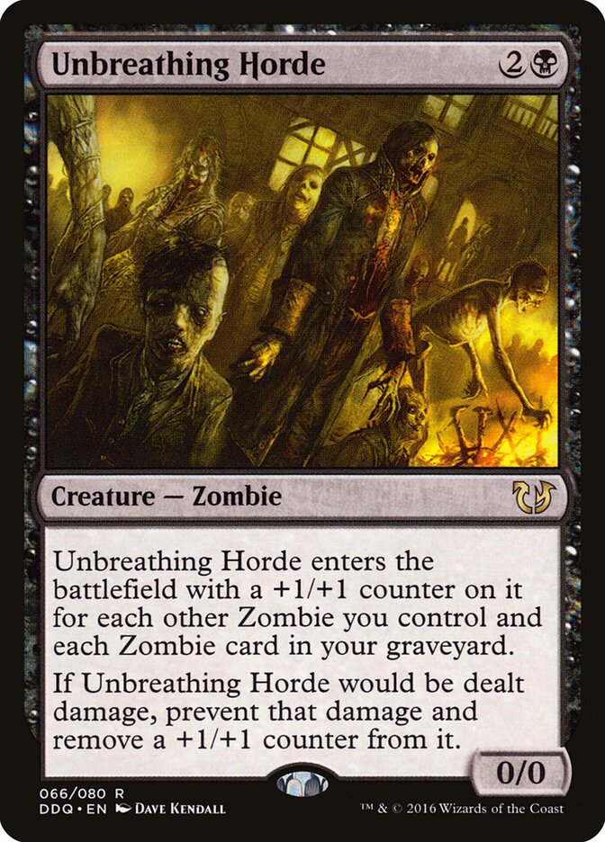 Unbreathing Horde — Duel Decks: Blessed vs. Cursed 66/80