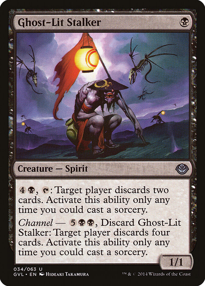 Ghost-Lit Stalker — Duel Decks Anthology: Garruk vs. Liliana 34/63