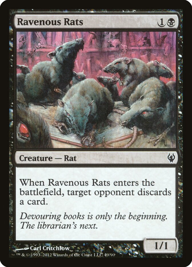 Ravenous Rats — Duel Decks: Izzet vs. Golgari 49/90
