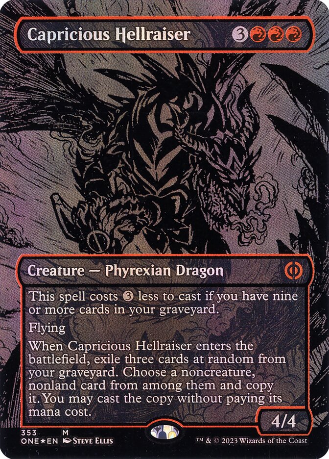 Capricious Hellraiser — Phyrexia: All Will Be One 353/479