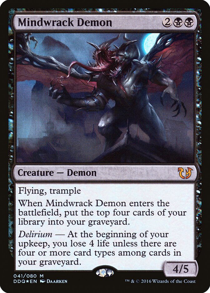 Mindwrack Demon — Duel Decks: Blessed vs. Cursed 41/80