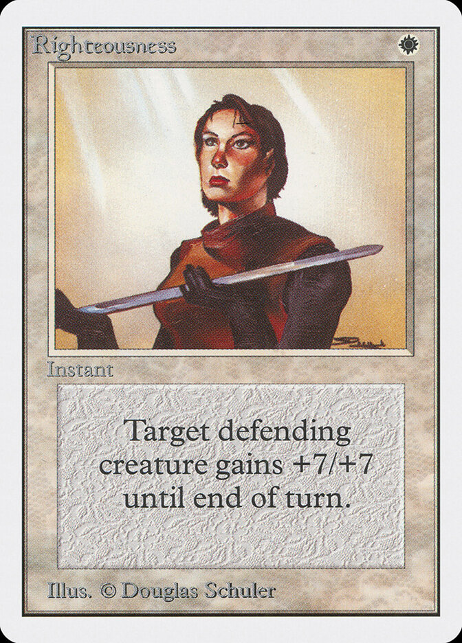 Righteousness — Unlimited Edition 37/302