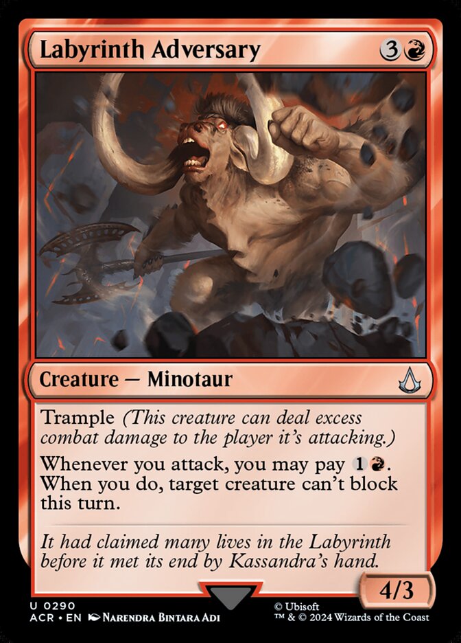 Labyrinth Adversary — Assassin's Creed 290/309