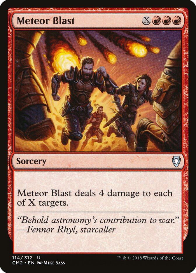 Meteor Blast — Commander Anthology Volume II 114/312