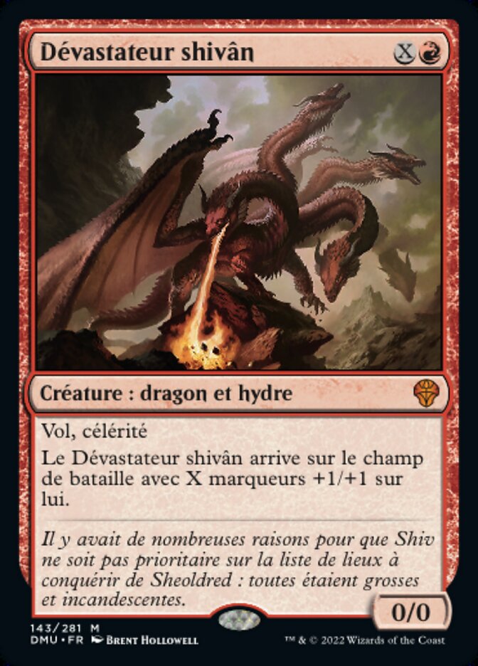 Dévastateur shivân — Dominaria United 143/453