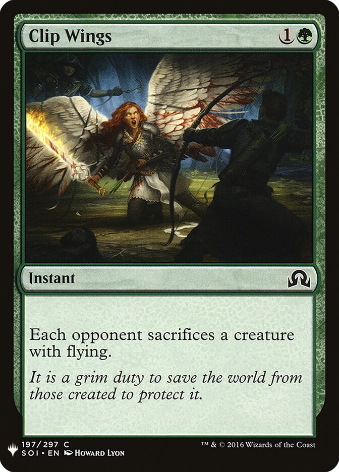 Clip Wings — The List SOI-197/5581