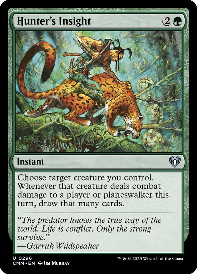 Hunter's Insight — Commander Masters 296/1067