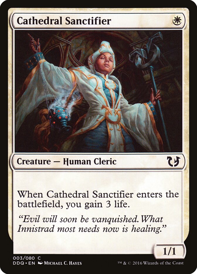 Cathedral Sanctifier — Duel Decks: Blessed vs. Cursed 3/80