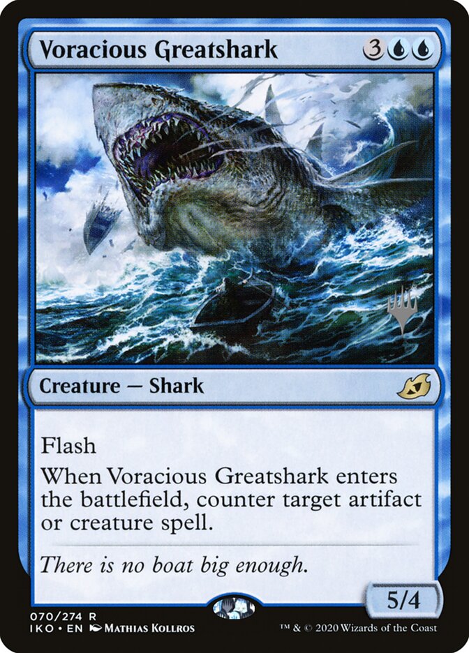 Voracious Greatshark — Ikoria: Lair of Behemoths Promos 70p/137