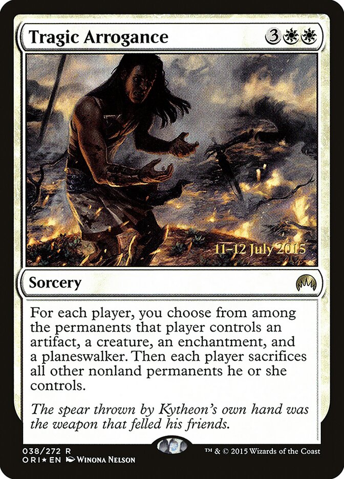Tragic Arrogance — Magic Origins Promos 38s/54