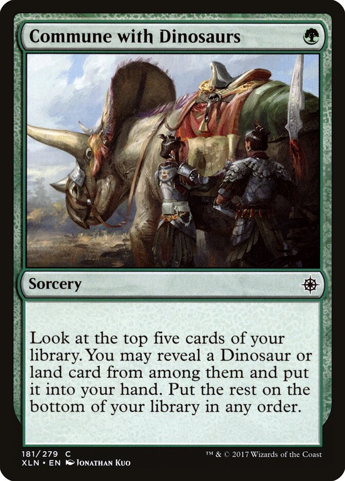 Commune with Dinosaurs — Ixalan 181/289