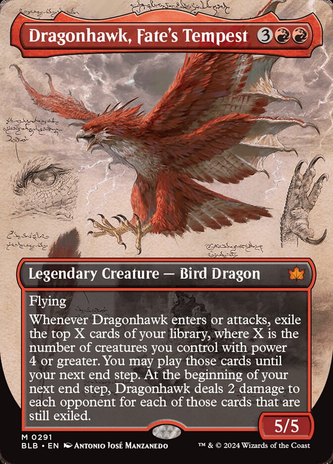 Dragonhawk, Fate's Tempest — Bloomburrow 291/398