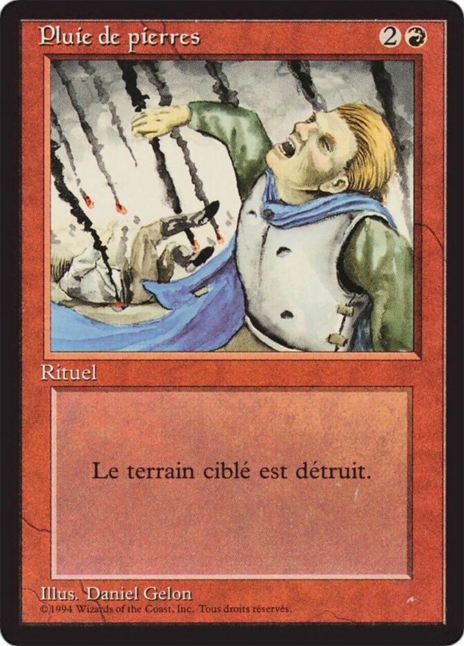 Stone Rain — Foreign Black Border 180/307
