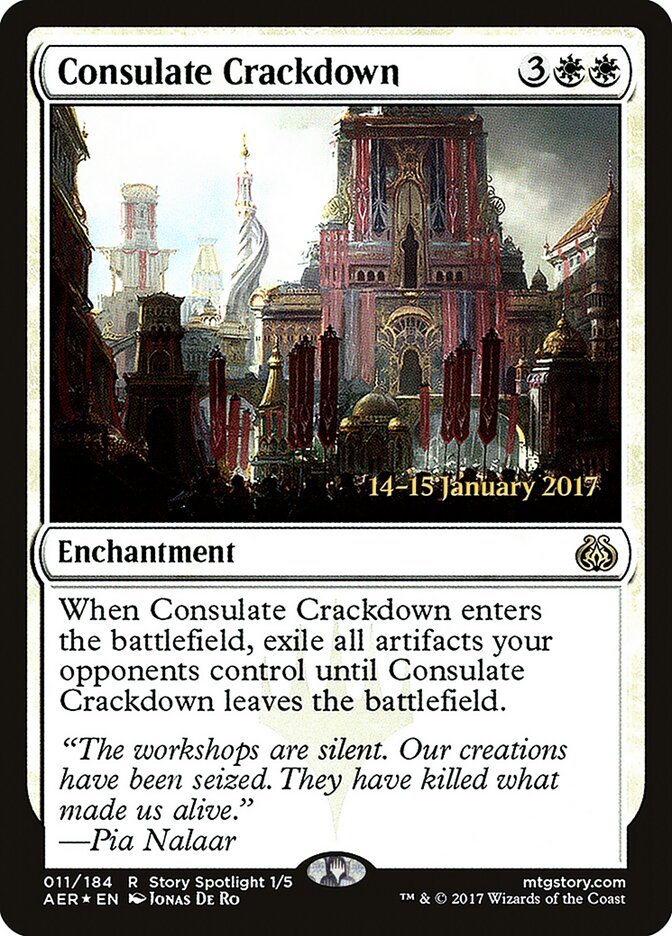 Consulate Crackdown — Aether Revolt Promos 11s/65