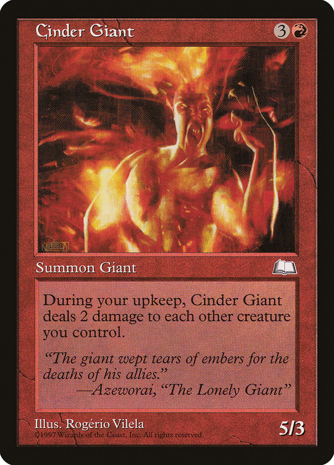 Cinder Giant — Weatherlight 93/167