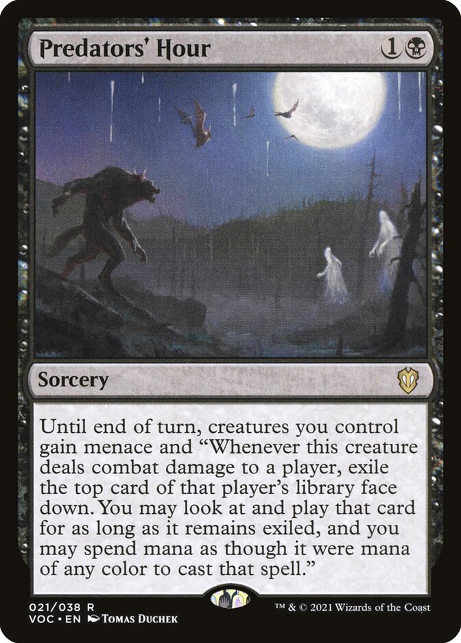 Predators' Hour — Crimson Vow Commander 21/188