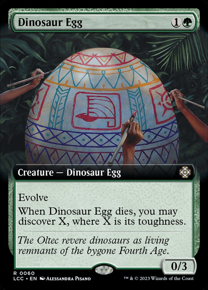Dinosaur Egg — The Lost Caverns of Ixalan Commander 60/370