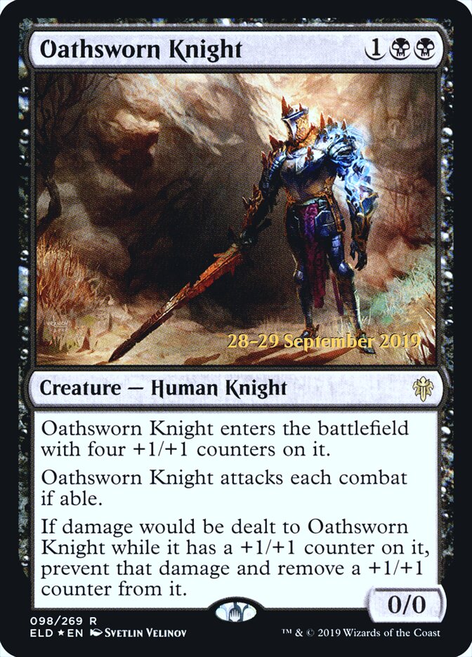 Oathsworn Knight — Throne of Eldraine Promos 98s/138
