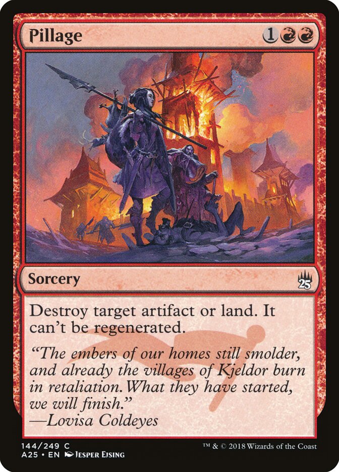 Pillage — Masters 25 144/249