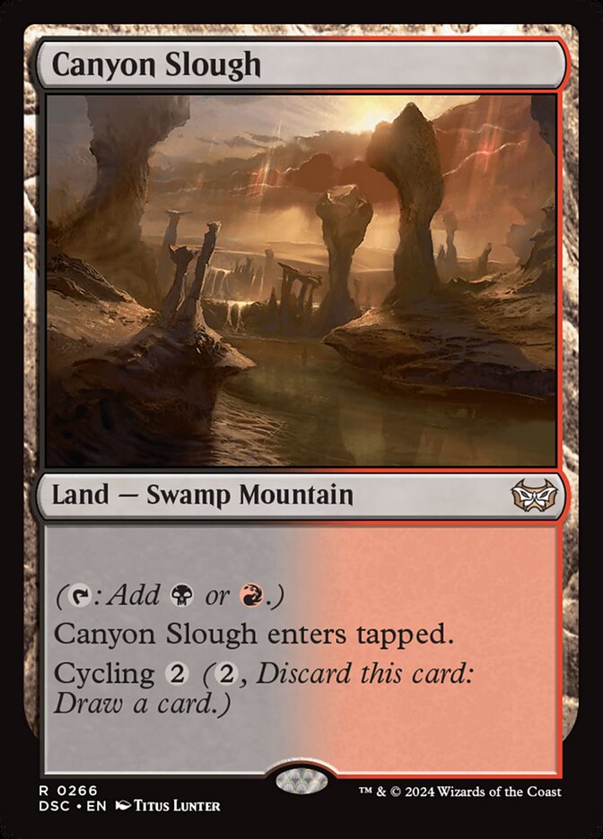 Canyon Slough — Duskmourn: House of Horror Commander 266/373