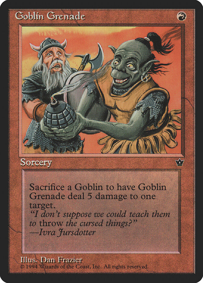 Goblin Grenade — Fallen Empires 56b/187