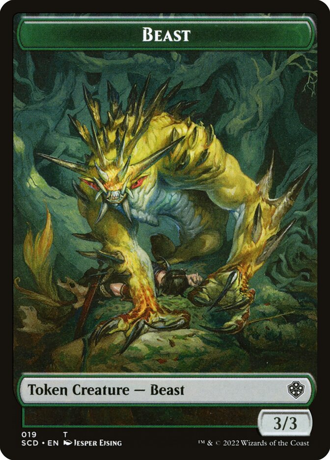 Beast — Starter Commander Deck Tokens 19/27