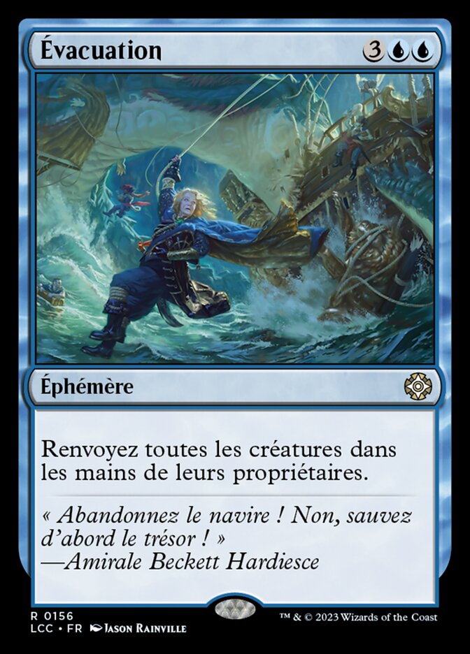 Évacuation — The Lost Caverns of Ixalan Commander 156/370