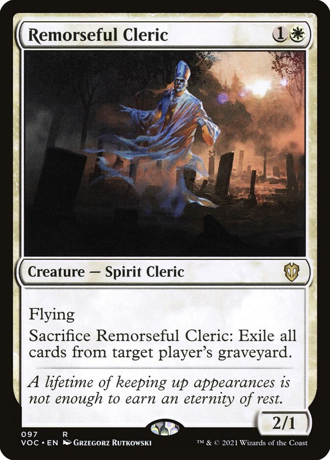 Remorseful Cleric — Crimson Vow Commander 97/188