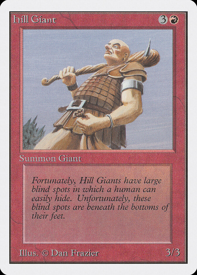 Hill Giant — Unlimited Edition 158/302