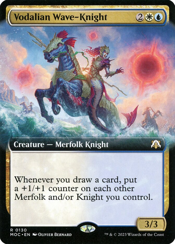 Vodalian Wave-Knight — March of the Machine Commander 130/450