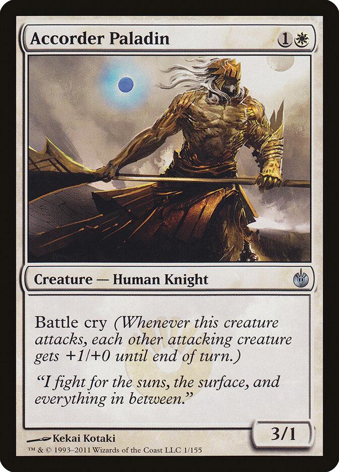 Accorder Paladin — Mirrodin Besieged 1/155