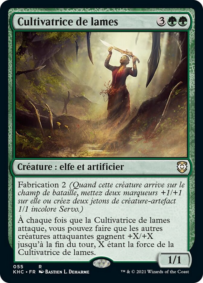 Cultivatrice de lames — Kaldheim Commander 55/119