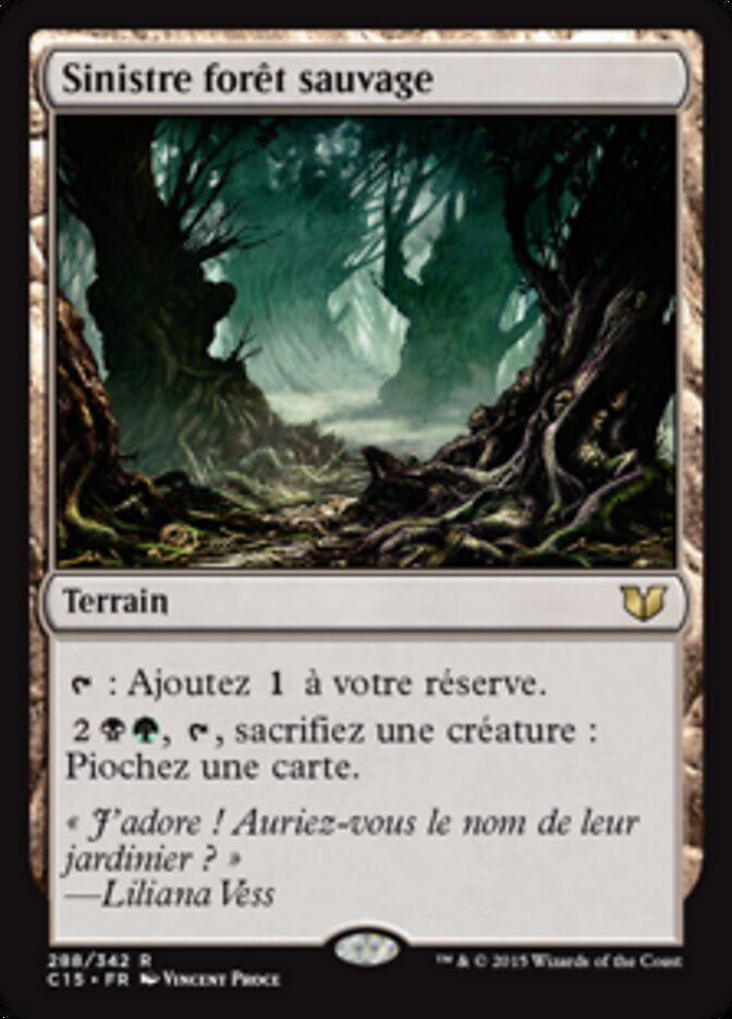 Sinistre forêt sauvage — Commander 2015 288/342