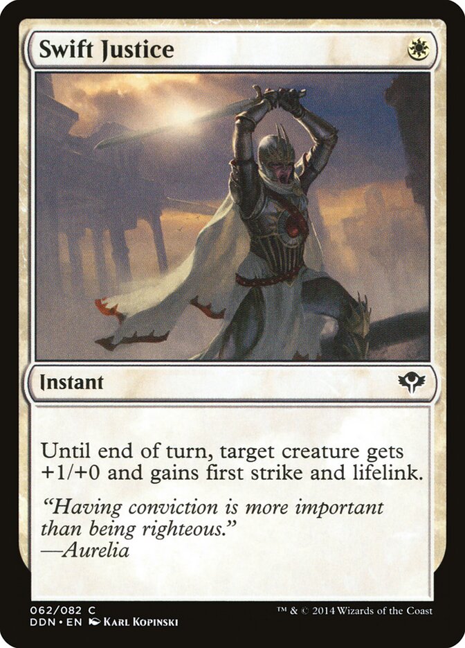 Swift Justice — Duel Decks: Speed vs. Cunning 62/82