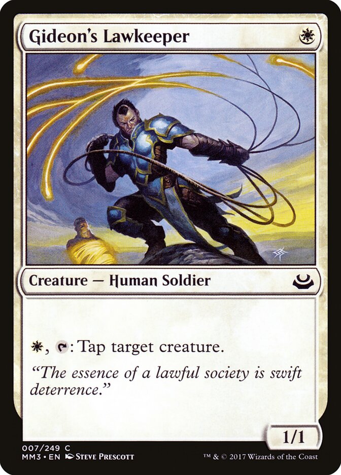 Gideon's Lawkeeper — Modern Masters 2017 7/249