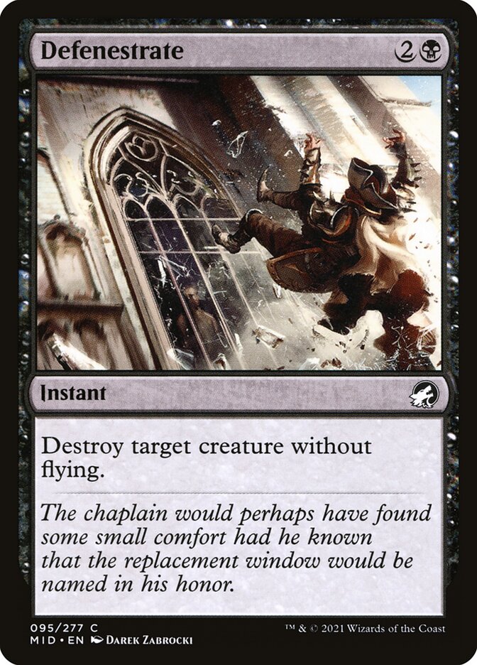 Defenestrate — Innistrad: Midnight Hunt 95/398