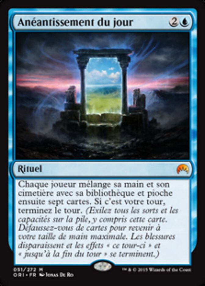Anéantissement du jour — Magic Origins 51/288