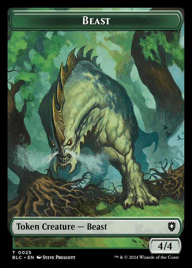 Beast — Bloomburrow Commander Tokens 25/41