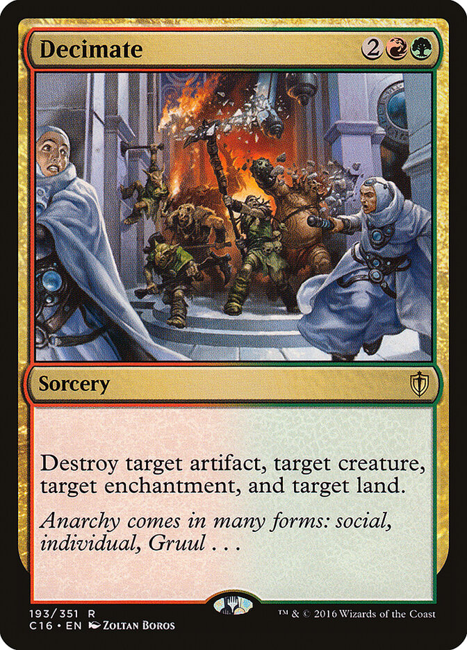 Decimate — Commander 2016 193/351