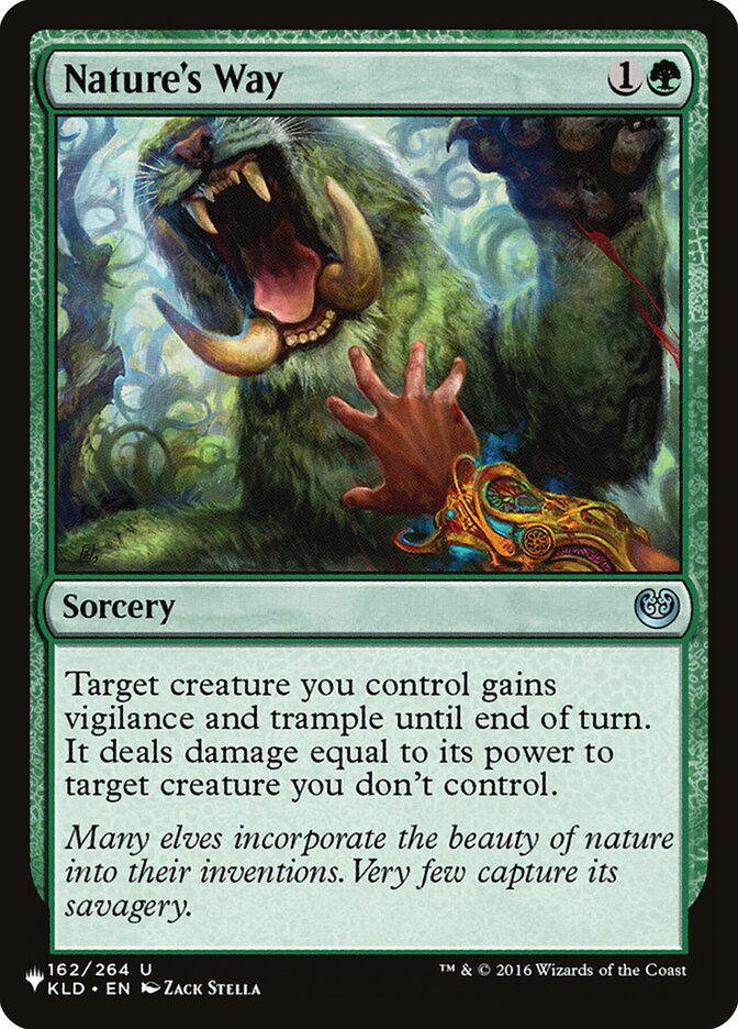 Nature's Way — The List KLD-162/5581