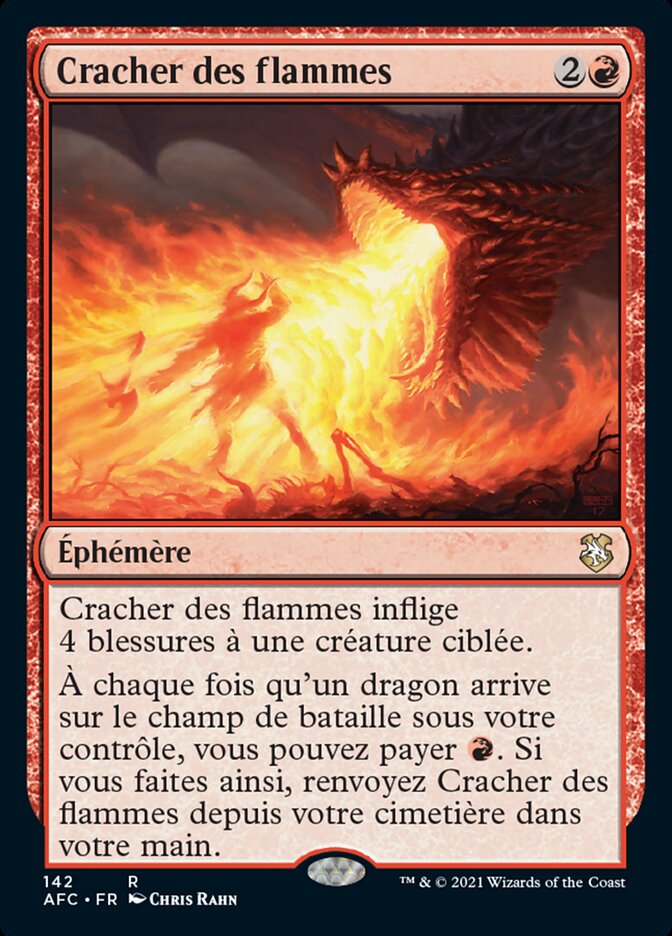 Cracher des flammes — Forgotten Realms Commander 142/331